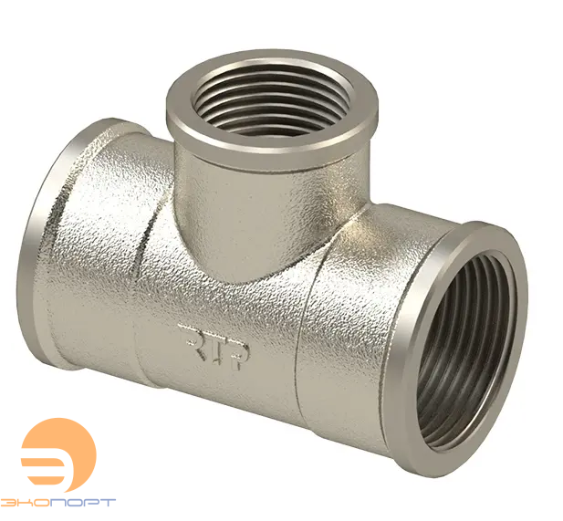 Тройник ВВ  3/4х1/2х3/4 (никель) РТП