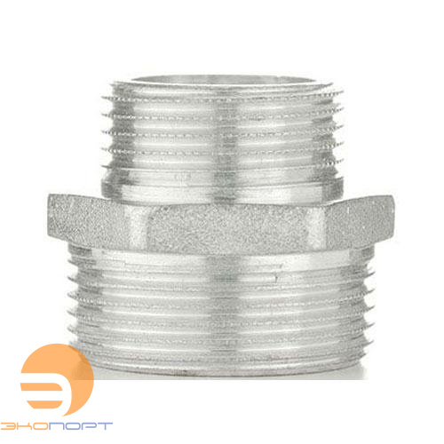 Ниппель переходной  НН  1/2х1" TIN (олово) Elsen