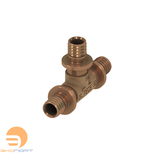 Тройник 20-20-20 бронза TECE