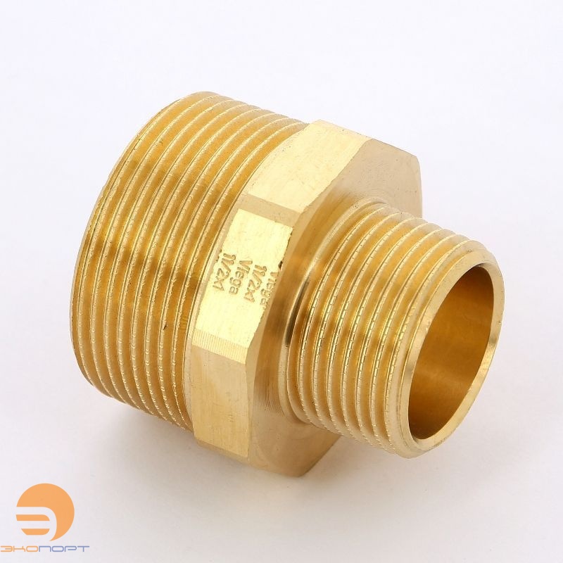 Ниппель НР-НР 1 1/2х1 1/4 (бронза) Viega