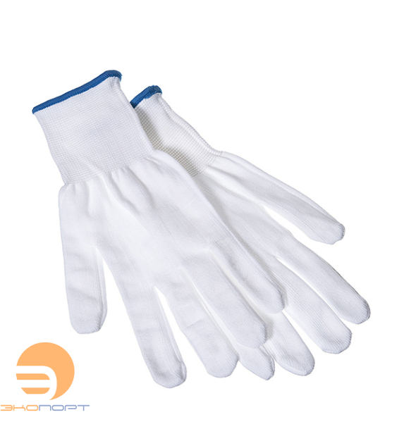 Перчатки нейлоновые белые