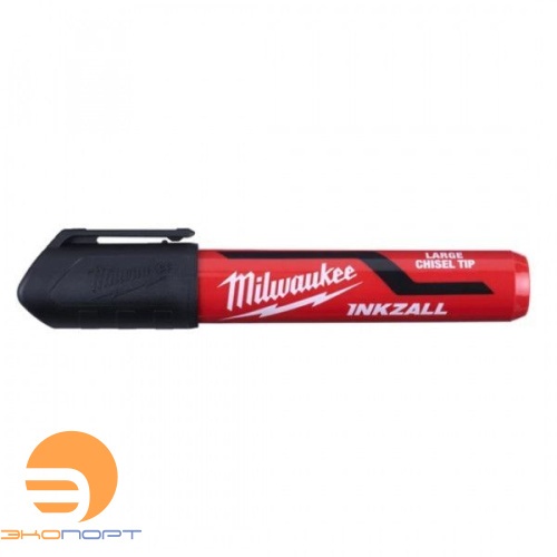 Маркер INKZALL для стройплощадки большой черный, Milwaukee