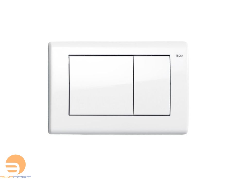 Клавиша TECEplanus, 2 клавиши, белый глянцевый