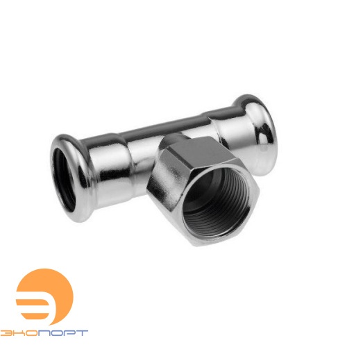 Тройник с ВР 35*Rp1"*35 press KAN-Therm Steel