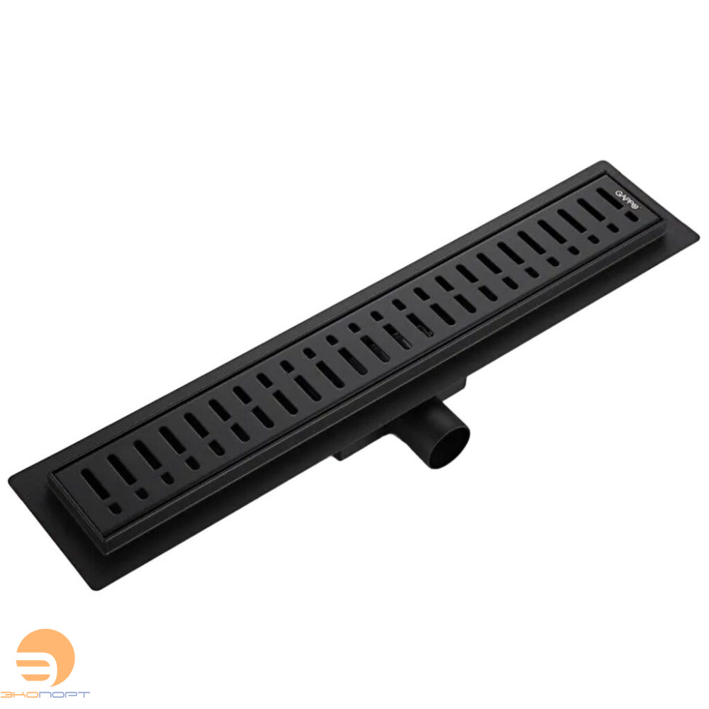 Лоток душевой комб. затвор 70х500 мм черный Gappo