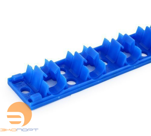 Планка монтажная для труб d16-20мм, L=500мм, межосевое 50мм Uni-Fitt