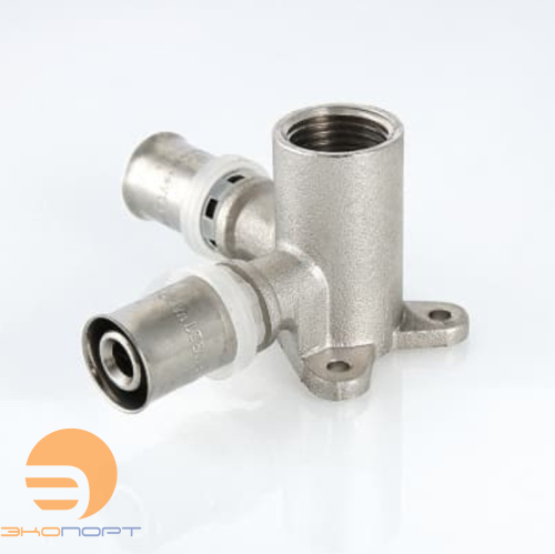 Тройник с креплением ВР, 16*1/2" (пресс)