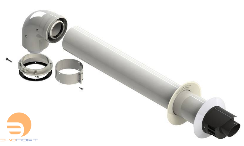 Комплект коаксиальный DN60/100 длина 0,75м (Bosch/Buderus)