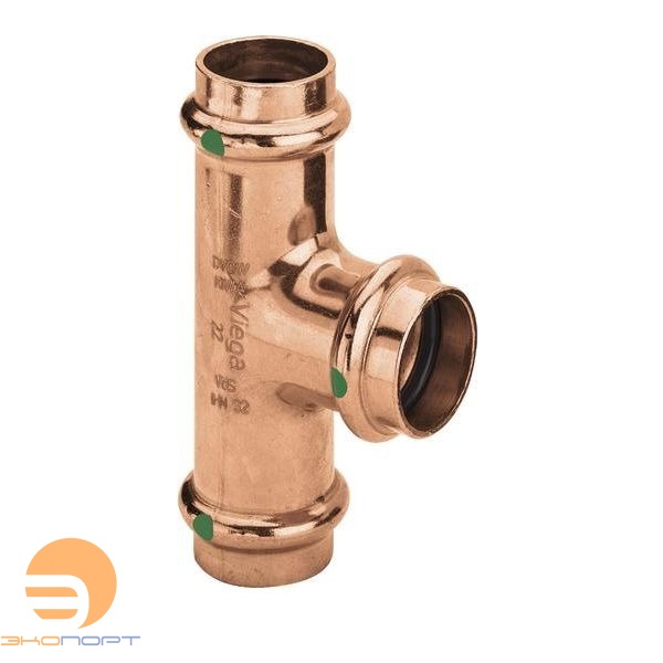 Тройник 22х18х22 press SC-Control Viega