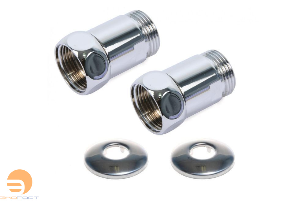 Сгон прямой (американка) для полотенцесушителей 1 х 3/4 ВН ХРОМ SG