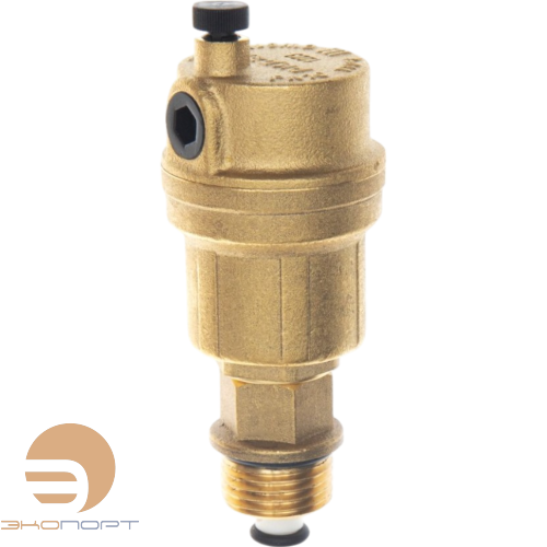 Воздухоотводчик Airvent-R PN10 DN10 с обратным клапаном DN15 Т от -10…+110С; корпус латунь, Ридан