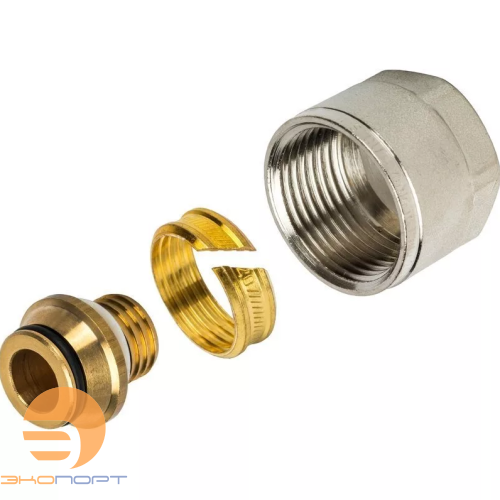 Соединение резьбозажим. 20х2 (резьба 3/4") для PEX-AL-PEX STOUT