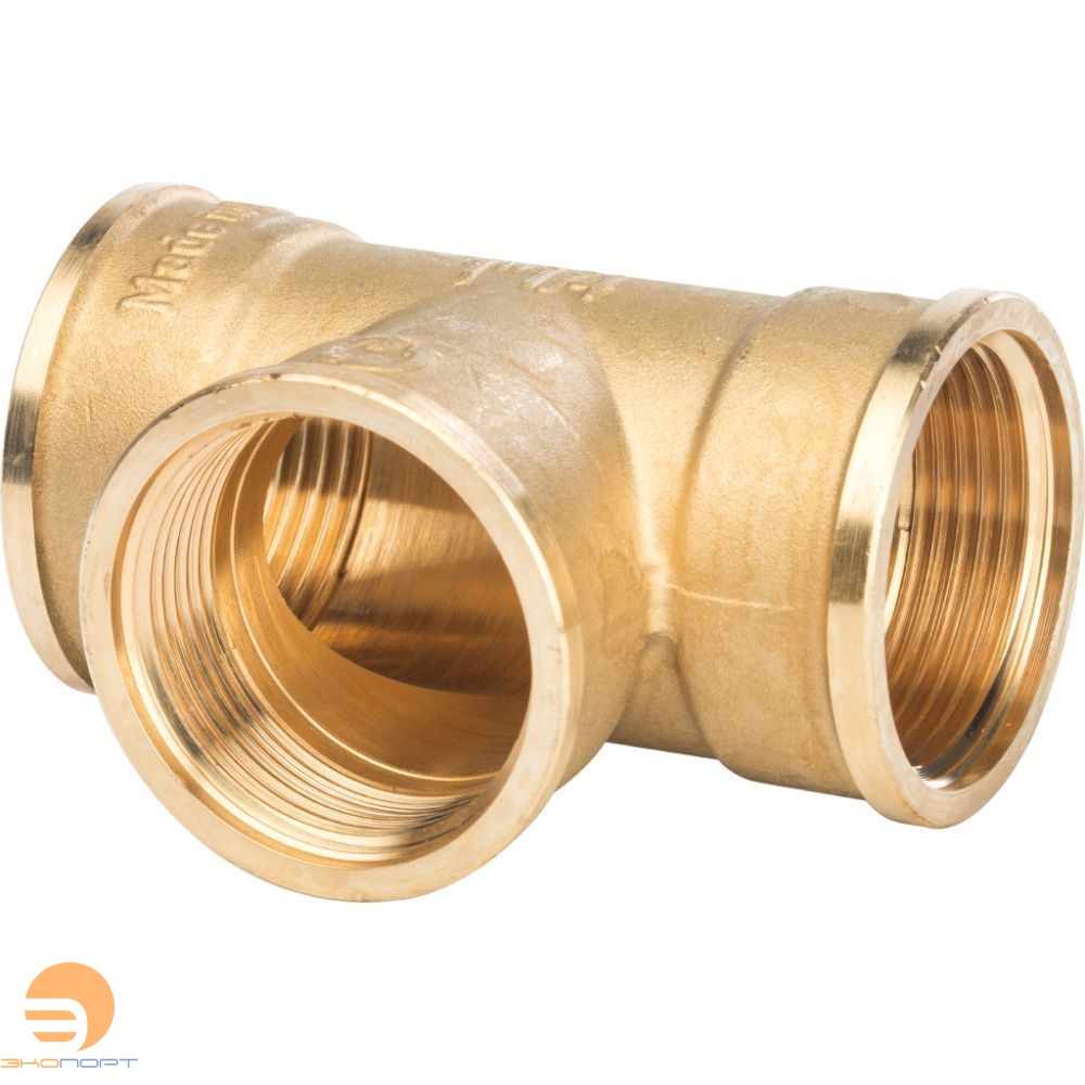 Тройник ВР  1 1/4  (латунь) STOUT