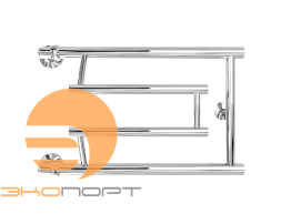 Полотенцесушитель C primo 32/50 см 1"-3/4"-1/2" хром, боковое подключение, Водяной (К0), ДВИН