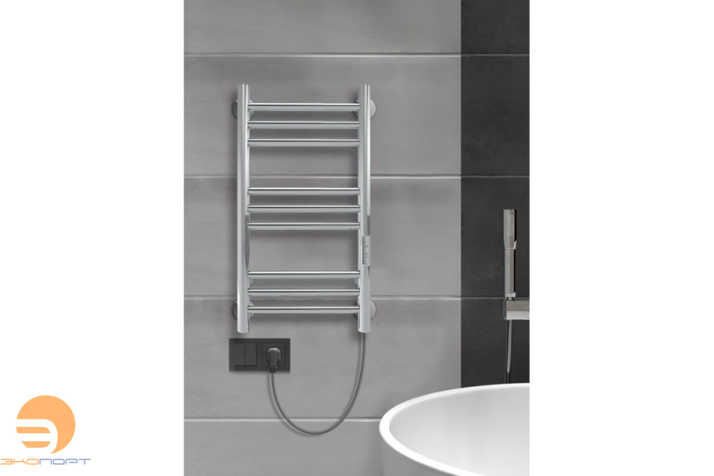 Полотенцесушитель Line Trinity (electro) 70/30 (таймер, скр.монтаж, унив.подкл.R/L, Полиров.) INDIGO