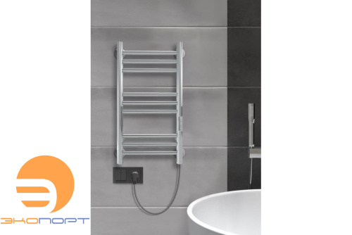 Полотенцесушитель Line Trinity (electro) 70/30 (таймер, скр.монтаж, унив.подкл.R/L, Полиров.) INDIGO