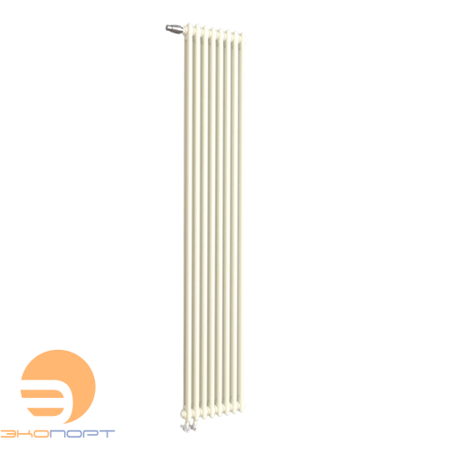 Радиатор трубчатый Solira 2180/ 8 №69 твв 1/2 (нижн. подкл. с вент. вставкой) RAL 9016