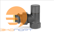 Клапан радиаторный запорный 1/2 угловой черный Varmega