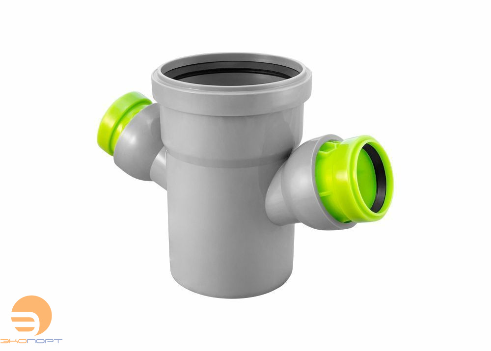 Крестовина регулируемая 45-88 град. 110-50-50 вн. канализ. VALFEX