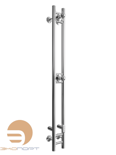 Полотенцесушитель X neo 120/10 см Электрический (1"-1/2" К диммер Полированный) , ДВИН