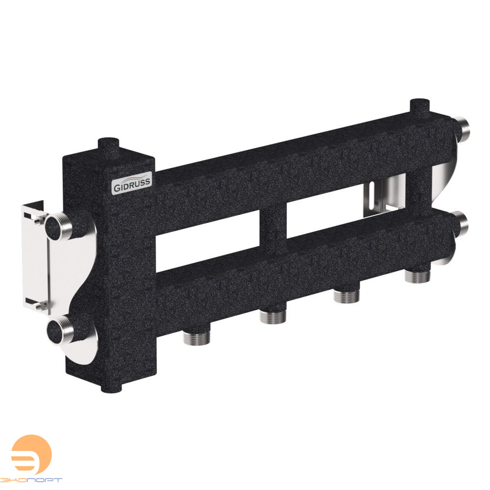 Балансировочный коллектор BM-60-3D.EPP (2 контура вниз или вверх и 1 в сторону) GIDRUSS