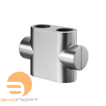 Декоративный кожух для Multiblock T прям.  цвет хром