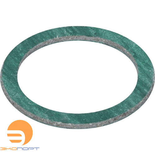 Прокладка паронитовая 1", цвет зеленый УП (4шт) Rommer