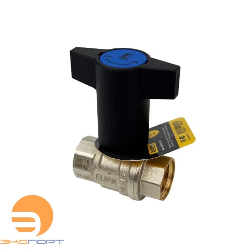 Кран шаровой Strong, полнопроходной, 1/2", ВВ, ручка из полимера ELSEN