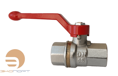 Кран шаровой BVR-R Ду 15, вн. резьба, рычаг, Ру40,Tmax=110C Ридан