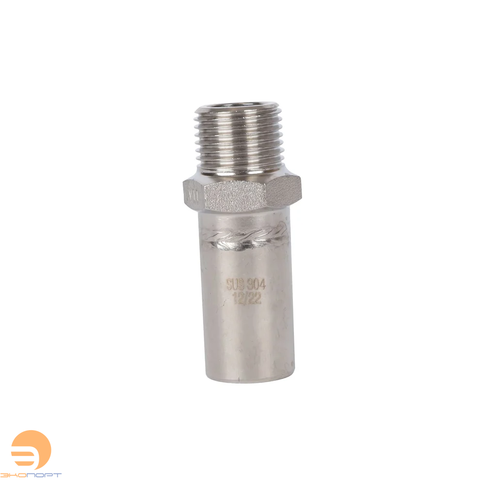 Вставки переходная 22-1/2 НР нерж. пресс. Rommer