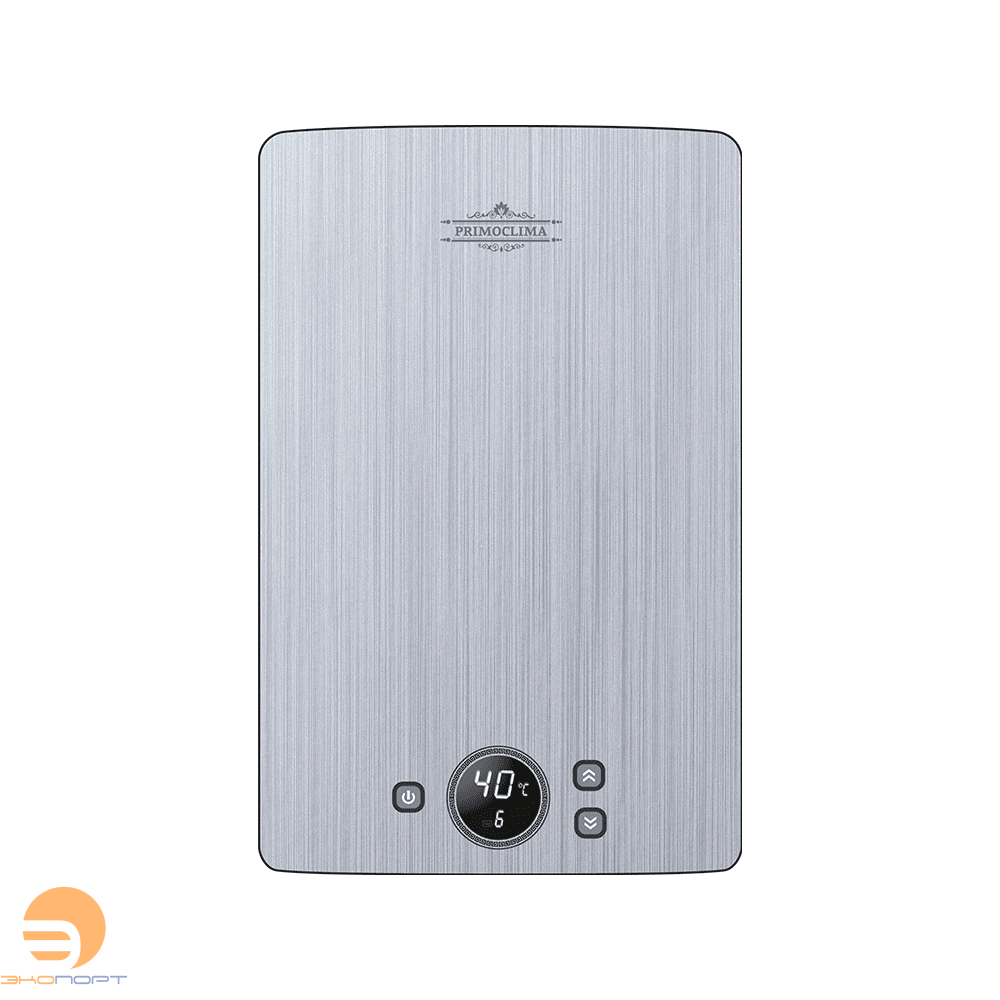 Водонагреватель проточный PREMIUM 8.8 кВт, 380 В, серебристый PRIMOCLIMA
