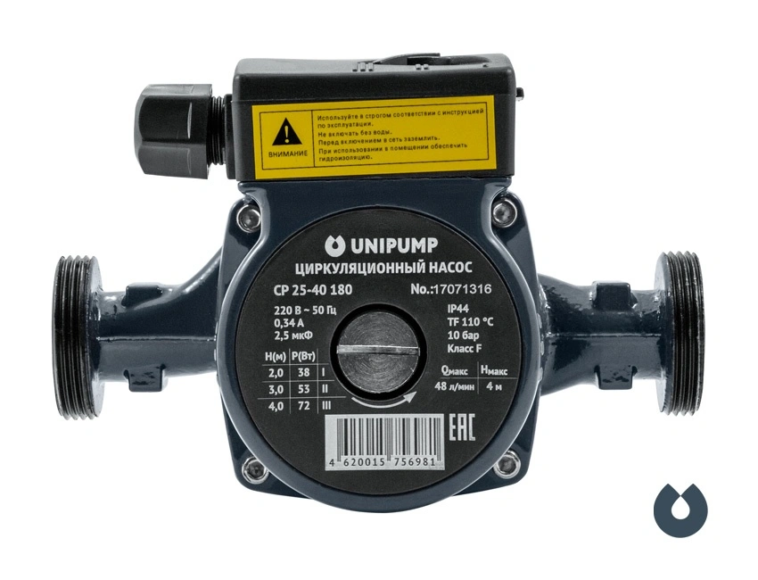 Насос циркуляционный CP 25-60 180, UNIPUMP