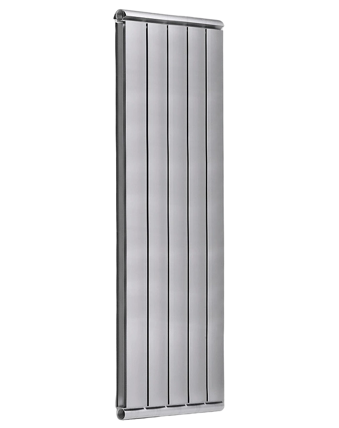 Радиатор Silver В-1800-3секц подкл. нижнее RAL9006 темное серебро Муар (1350Вт)