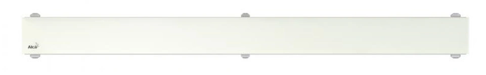 Решетка для водоотводящего желоба GLASS 950 (Стекло белое), ALCA PLAST
