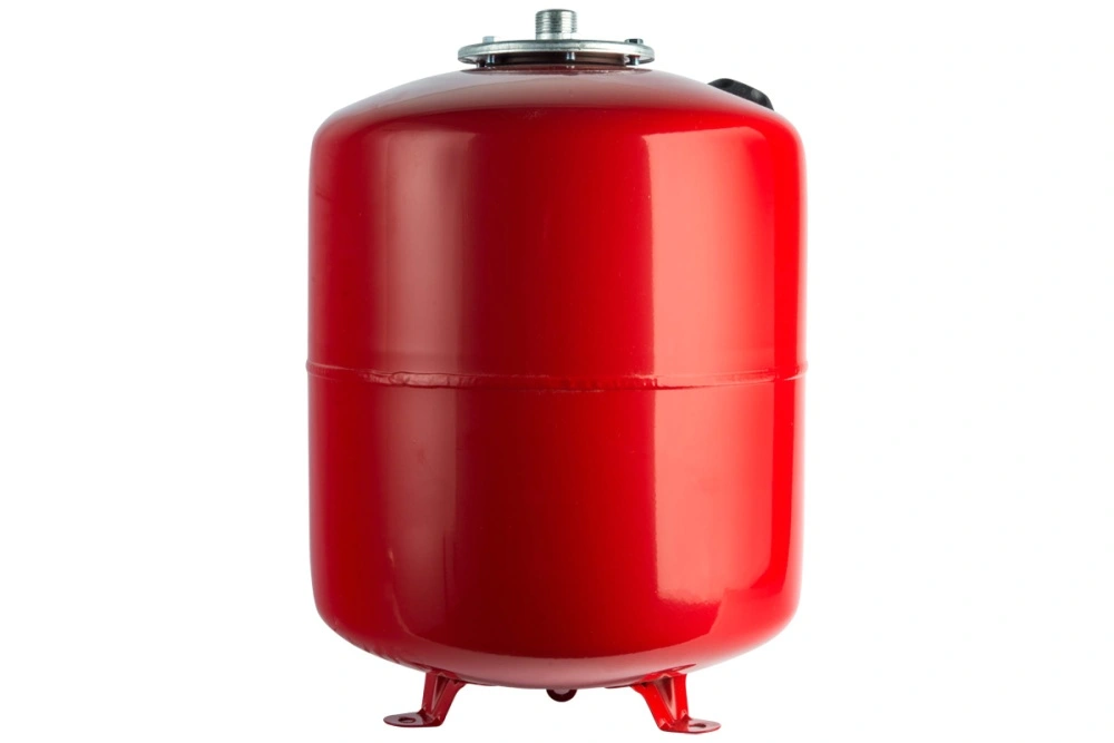 Бак расширительный на отопление 300 л, с опорными стойками и сменной мембраной, G1", красный, STOUT