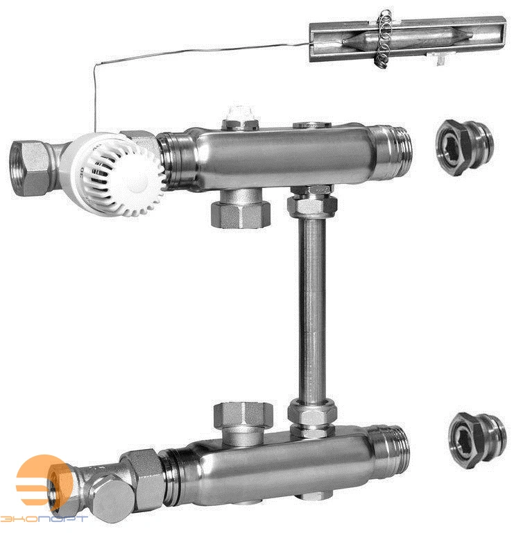 Узел смесительный royalmix для теплого пола 1 без насоса