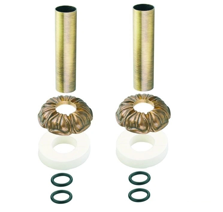 Комплект декоративных трубок и розеток D18/L160 мм  латунь RETROstyle