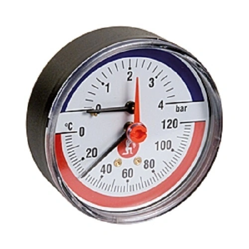 Термоманометр 20°- 120°С, 0-4 bar, 1/2, Giacomini