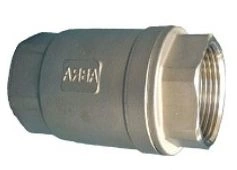 Клапан обратный D12-H12W-1000-020, Ду20, Ру40, р/р, пружинный, материал корпуса - нерж. сталь CF8M, Тмах.=200оС