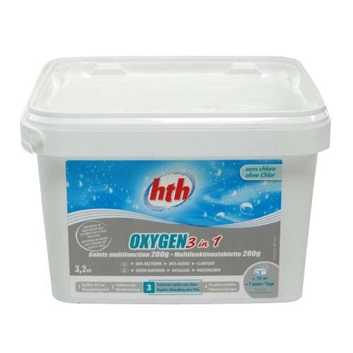 Многофункциональные таблетки активного кислорода 3в1 OXYGEN 3IN1 (200г / 3,2 кг), hth