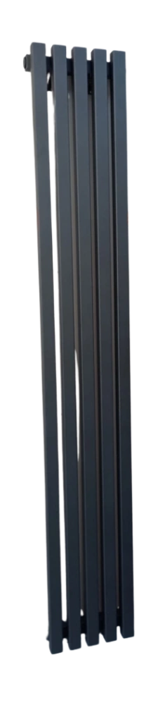 Радиатор QUADRUM 40 V 1750- 5 RAL 1M183SN026 (муар серый темный металлик)