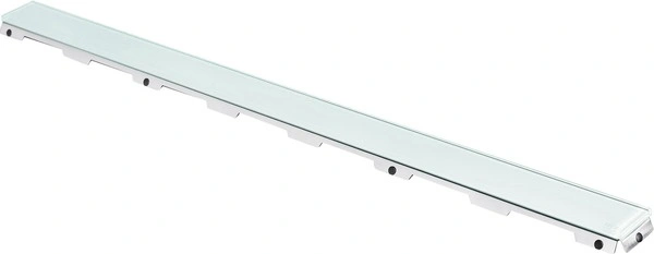 Стеклянная декоративная панель 900мм, белое стекло, TECE