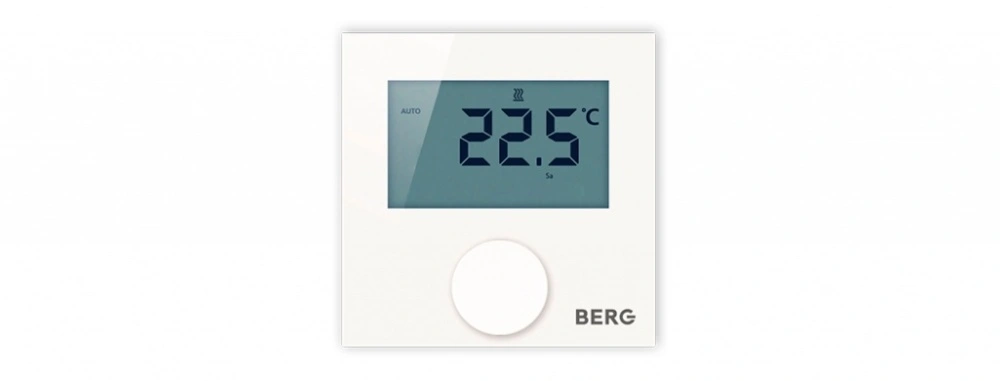 Термостат с подсвечиваемым дисплеем цифровой непрограммируемый BERG