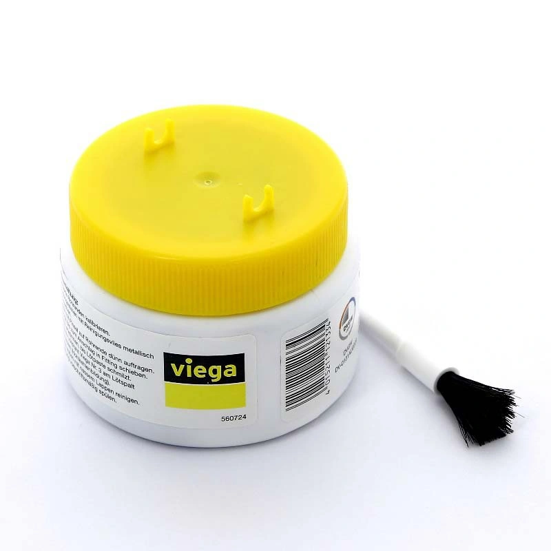 Паста-флюс для пайки мягким припоем (баночка 100г с кисточкой) [94940] Viega