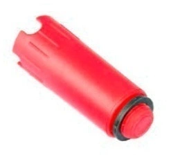 Заглушка 1/2 для проверки системы под давлением из пластика, красная TECE