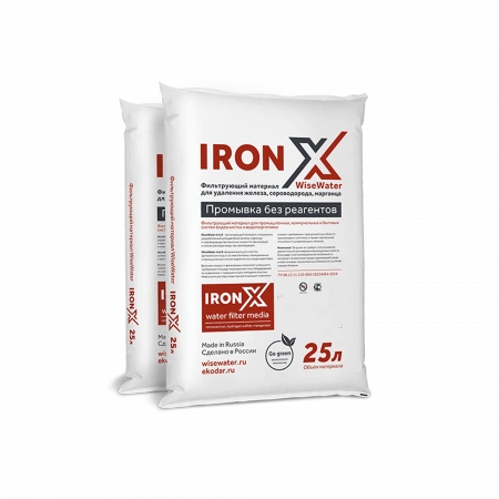 Наполнитель WiseWater ironX (меш 25 л)