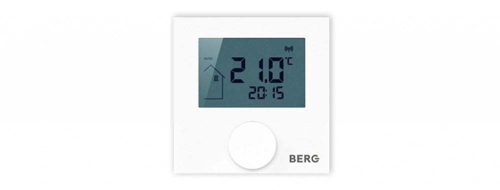 Термостат беспроводной цифровой программируемый, с входом для датчика пола BERG