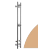 Полотенцесушитель X neo 120/10 см Электрический (1"-1/2" К диммер Полированный) , ДВИН