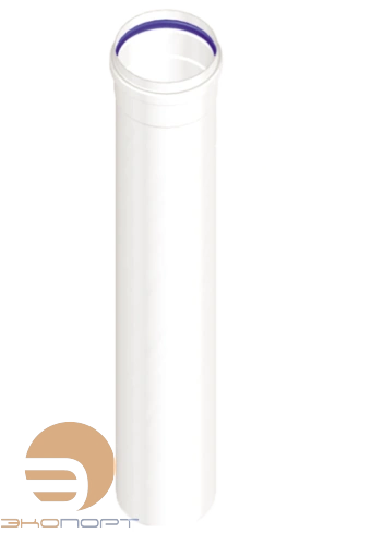 Труба алюм. окраш. белым Ø80, длина 2,00 м. (папа/мама) Conti