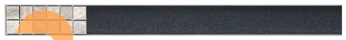 Решетка для водоотводящего желоба FLOOR под плитку 650 (для APZ6) ALCA PLAST